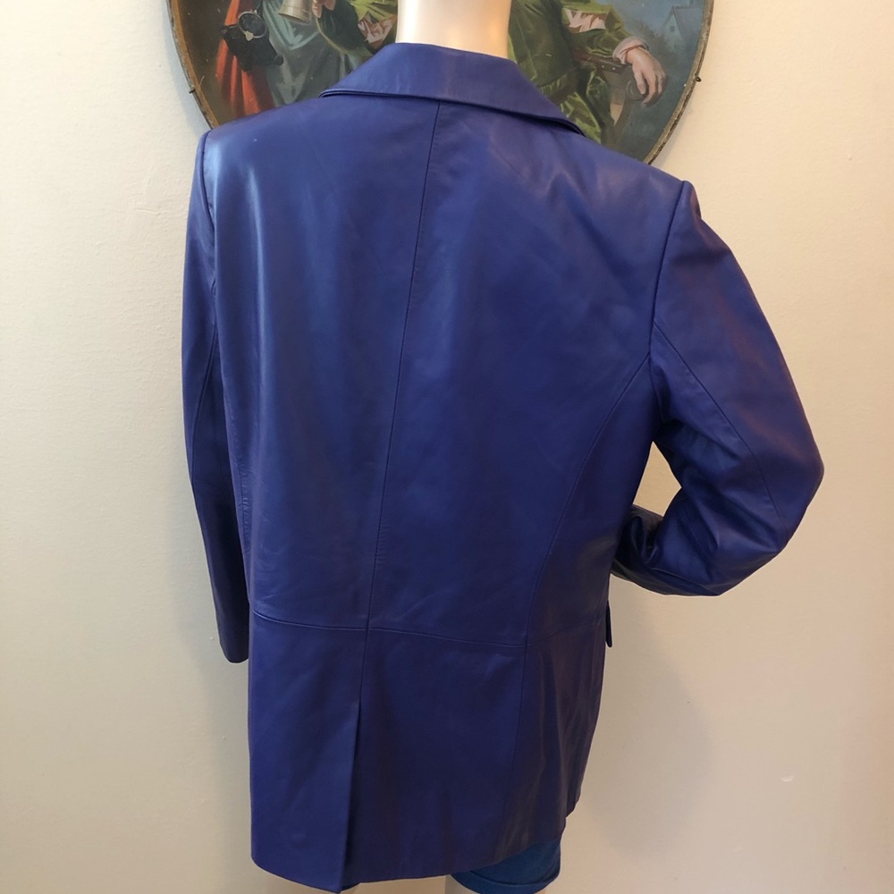 Pendleton Leather Jacket Sz M - image 5